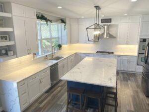 Two-Tone kitchen cabinets from Highland Cabinetry Colorado